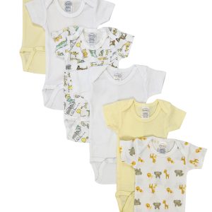 Unisex Baby 6 Pc Bodysuits Nc_0422l