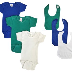 Unisex Baby 6 Pc Onezies Nc_0459nb
