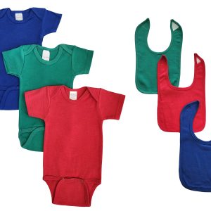 Unisex Baby 6 Pc Onezies Nc_0469m