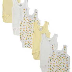Unisex Baby 6 Pc Onezies And Tank Tops Nc_0511l