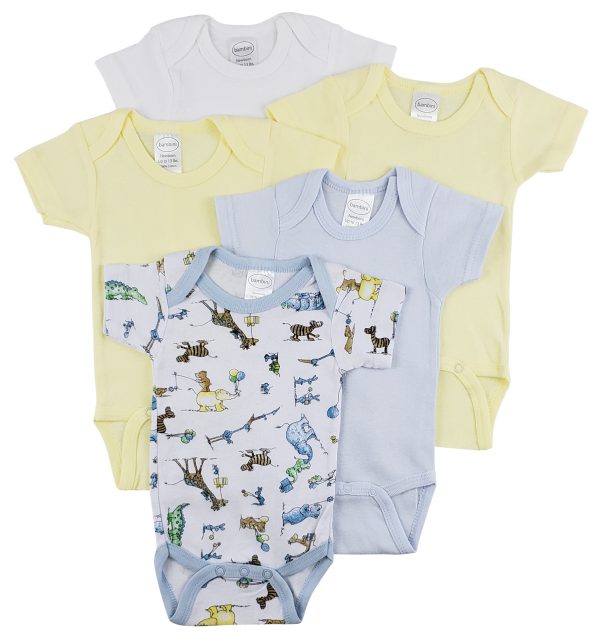Short Sleeve One Piece 5 Pack Cs_0304l