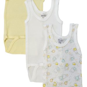 Unisex Baby 3 Pc Onezies And Tank Tops Nc_0512s