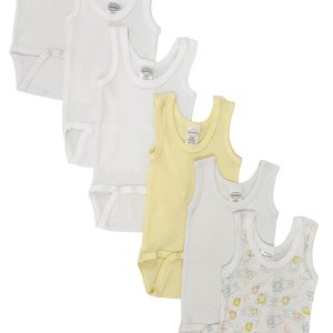 Unisex Baby 6 Pc Onezies And Tank Tops Nc_0517nb