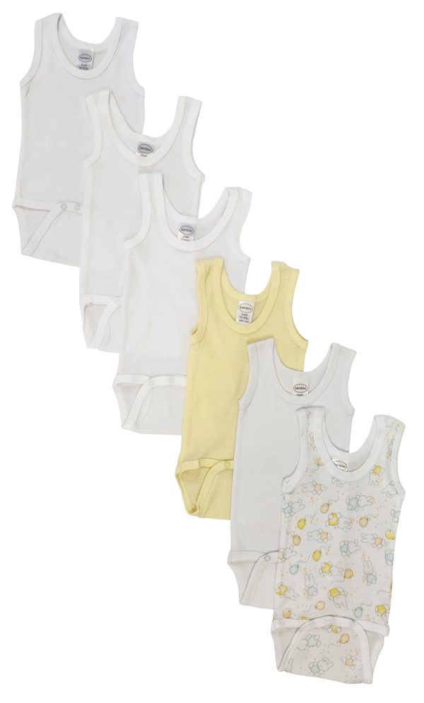 Unisex Baby 6 Pc Onezies And Tank Tops Nc_0517nb