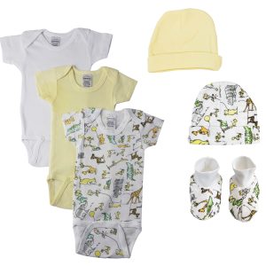 Unisex Baby 7 Pc Bodysuits Nc_0426l