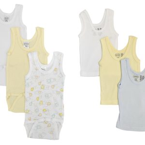 Unisex Baby 6 Pc Onezies And Tank Tops Nc_0514l