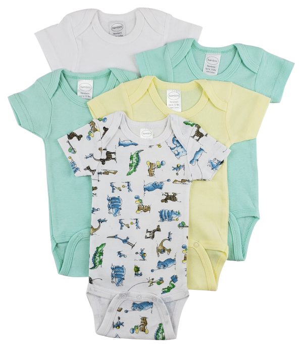 Short Sleeve One Piece 5 Pack Cs_0266s - Image 2