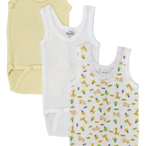Unisex Baby 3 Pc Onezies And Tank Tops Nc_0502nb