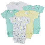 Short Sleeve One Piece 5 Pack Cs_0288nb