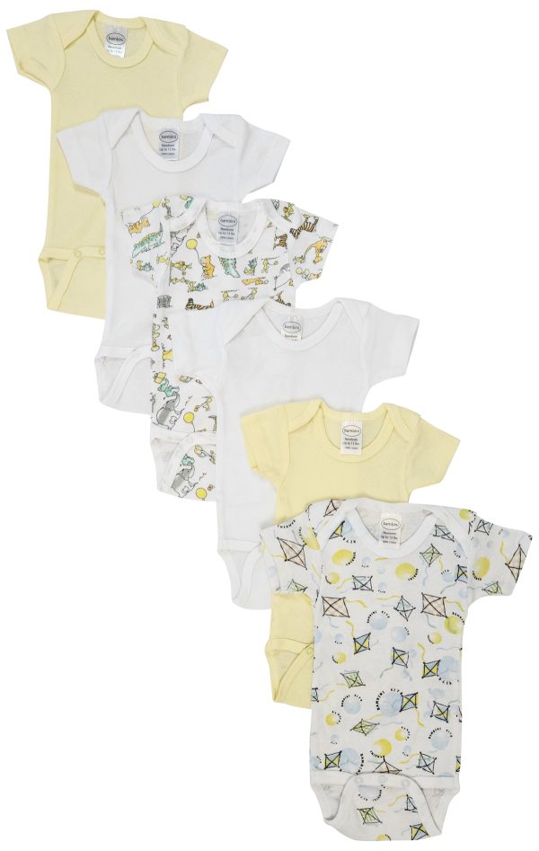 Unisex Baby 6 Pc Bodysuits Nc_0424l