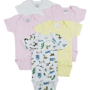 Short Sleeve One Piece 5 Pack Cs_0285nb