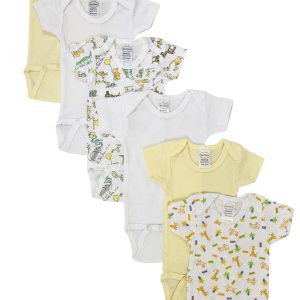 Unisex Baby 6 Pc Bodysuits Nc_0421l