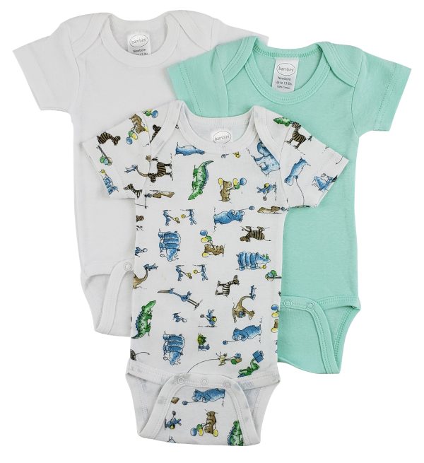 Short Sleeve One Piece 3 Pack Cs_0242s