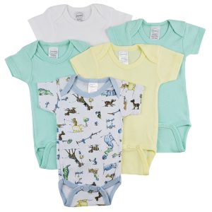 Short Sleeve One Piece 5 Pack Cs_0290l