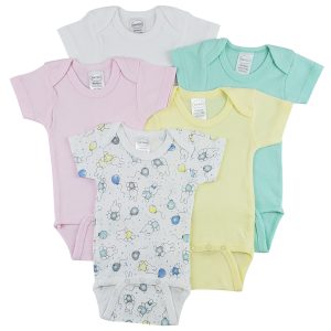 Short Sleeve One Piece 5 Pack Cs_0276nb
