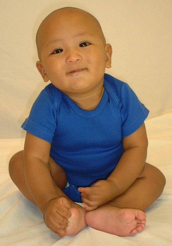 Blue Bodysuit Onezies (pack Of 3) Ls_0162 - Image 3