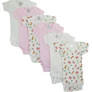 Girls Printed Short Sleeve 6 Pack Cs_005l_005l