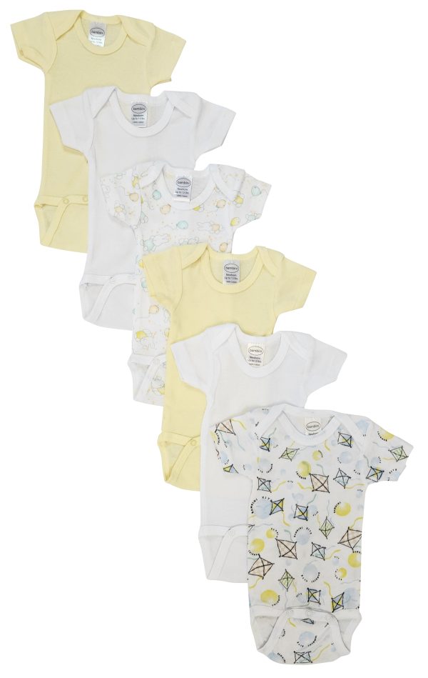 Unisex Baby 6 Pc Onezies Nc_0449s