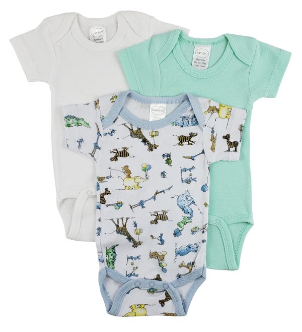 Short Sleeve One Piece 3 Pack Cs_0243s