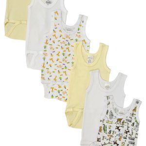 Unisex Baby 6 Pc Onezies And Tank Tops Nc_0500s