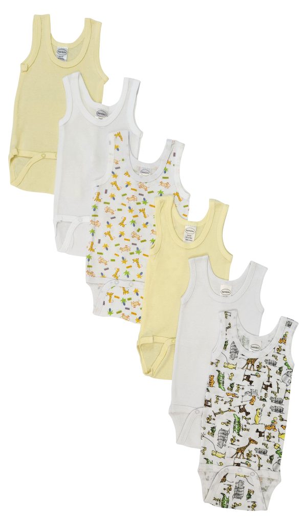 Unisex Baby 6 Pc Onezies And Tank Tops Nc_0500s