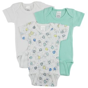 Short Sleeve One Piece 3 Pack Cs_0241l