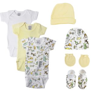 Unisex Baby 8 Pc Bodysuits Nc_0427s