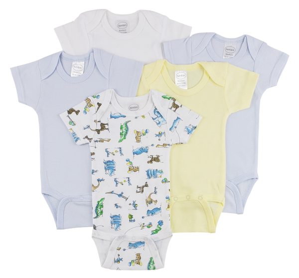 Short Sleeve One Piece 5 Pack Cs_0295nb
