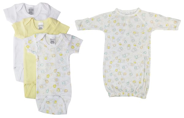 Unisex Baby 4 Pc  Sets Nc_0439s