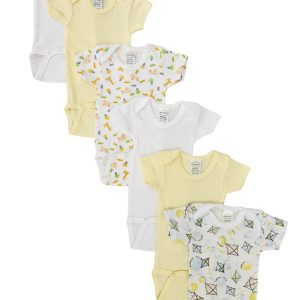 Unisex Baby 6 Pc Onezies Nc_0448l