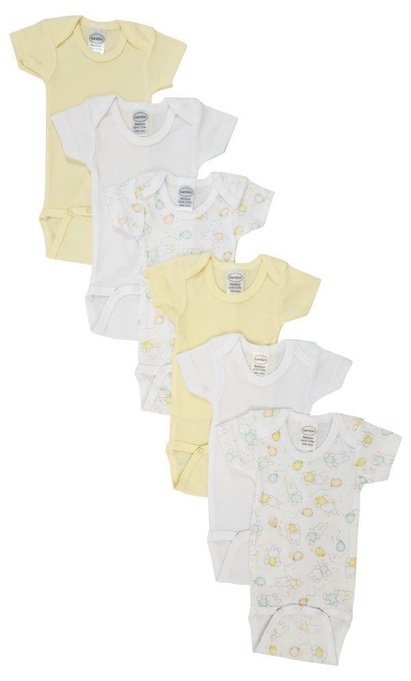 Unisex Baby 6 Pc Bodysuits Nc_0438l