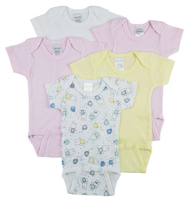 Short Sleeve One Piece 5 Pack Cs_0284nb