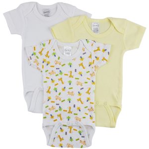 Short Sleeve One Piece 3 Pack Cs_0238l