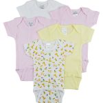 Short Sleeve One Piece 5 Pack Cs_0298s