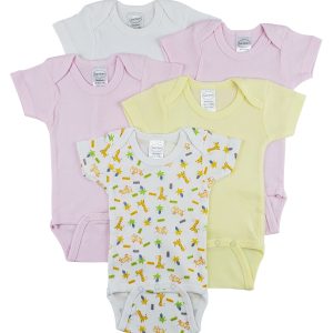 Short Sleeve One Piece 5 Pack Cs_0298s