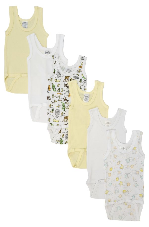 Unisex Baby 6 Pc Onezies And Tank Tops Nc_0501l
