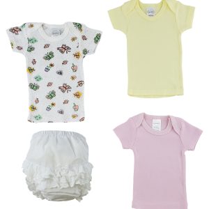 White Girl's T-shirtsand Fancy Pants Underwear Cs_0233nb