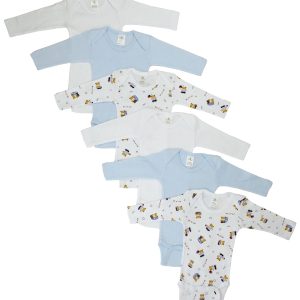 Boys Longsleeve Printed Onezie Variety 6 Pack Cs_102nb_bear_102nb_bear