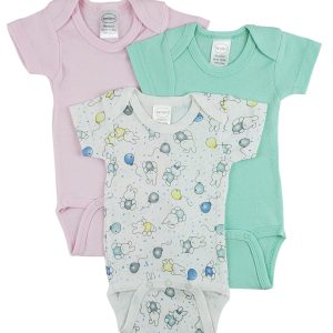 Short Sleeve One Piece 3 Pack Cs_0236nb