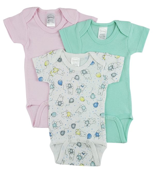 Short Sleeve One Piece 3 Pack Cs_0236nb
