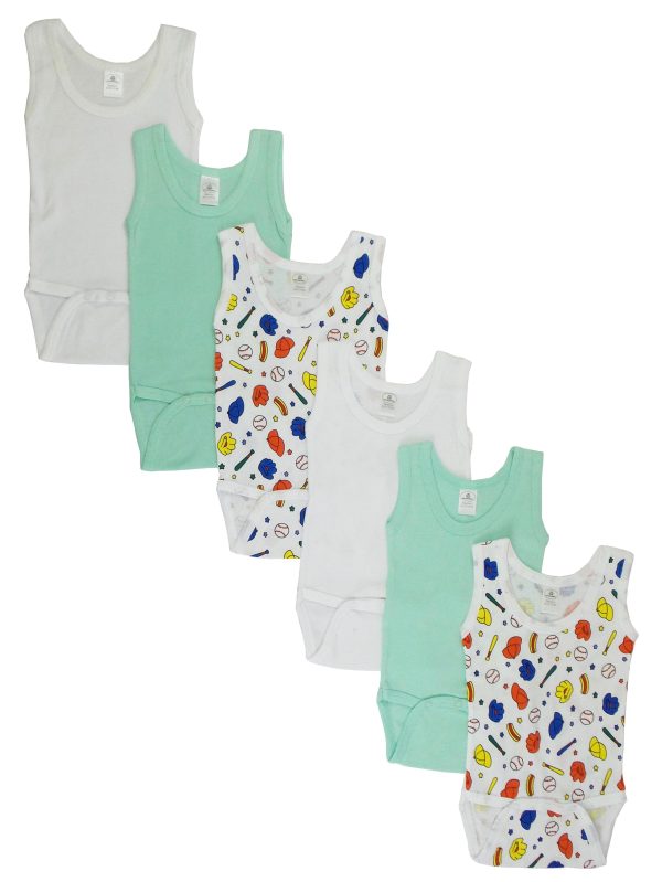 Boys Printed Tank Top 6 Pack Cs_109s-baseball-109s-baseball