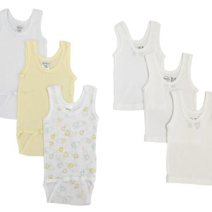 Unisex Baby 6 Pc Onezies And Tank Tops Nc_0513m