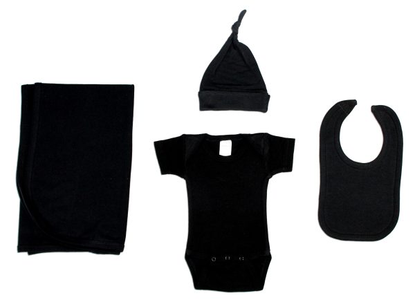 Black 4 Piece  Set Ls_0069nb