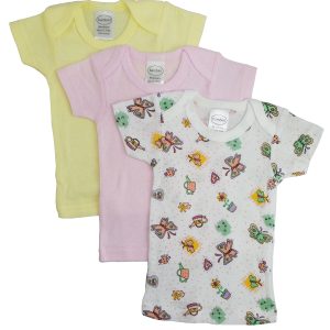Girls Printed Short Sleeve Variety Pack 059nb