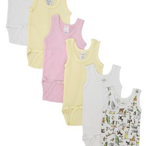 Baby 6 Pc Onezies And Tank Tops Nc_0499nb