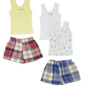 Girls Tank Tops And Boxer Shorts Cs_0217nb