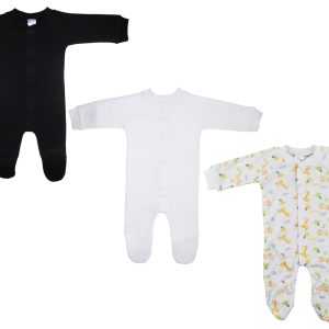 Unisex Closed-toe Sleep & Play (pack Of 3 ) Nc_0719s
