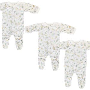 Unisex Closed-toe Sleep & Play With Caps (pack Of 4 ) Nc_0704m