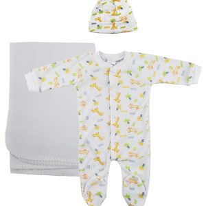 Unisex Newborn Baby 3 Pc  Sets Nc_0965l