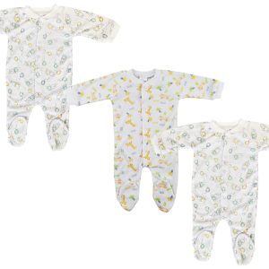Unisex Closed-toe Sleep & Play With Caps (pack Of 4 ) Nc_0705s